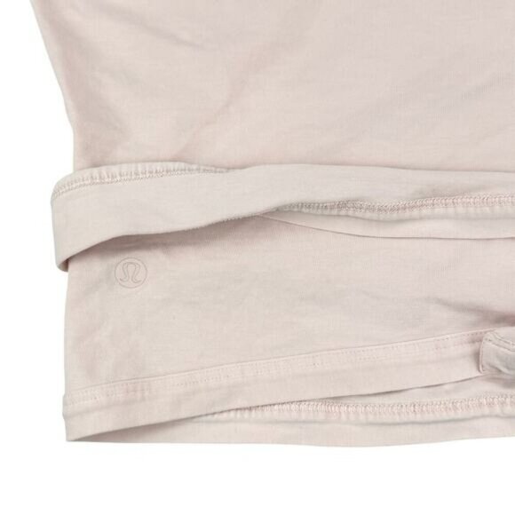LULULEMON Its A Tie Tee Size 4 Pink Mist - Picture 6 of 6